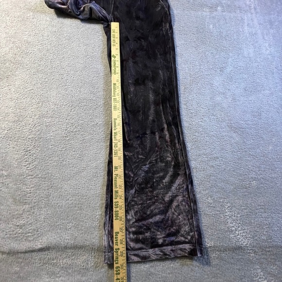 Lululemon Align Velour High Rise Flare Pants Size 4 Purple - Picture 5 of 15